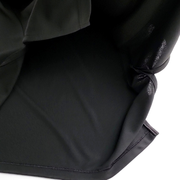 Banana Republic Black Knee-Length  Lightweight Stretch Side Slits Skirt Sz Small - Picture 5 of 10